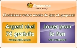 Gratorama Compte réel Compte démo